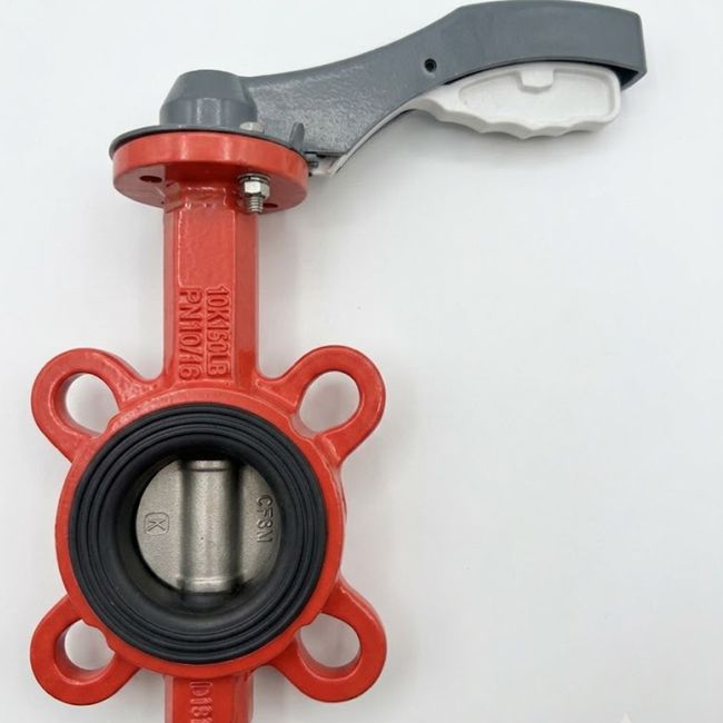2.5 Inch Lug Type Wafer Butterfly Valve - Fire Protection Lever Operated