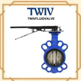 3 Inch Cast Iron Wafer Type Butterfly Valve Lever
