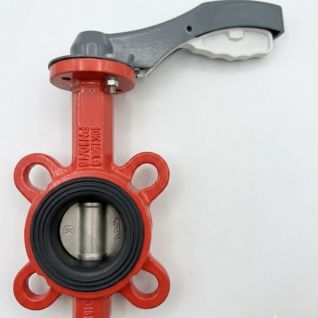 2.5 Inch Lug Type Wafer Butterfly Valve - Fire Protection Lever Operated